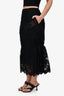 Simone Rocha Black Lace Overlay Maxi Skirt Size 10