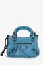 Balenciaga Blue Leather City Bag Bag Charm