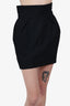 Alexandre Vaulthier Black Wool Mini Skirt size 38