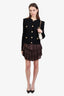 Balmain Black Knitted Button-up Cardigan Size 36