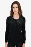 Marni Black Embellished Sweater Size 42