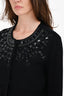 Marni Black Embellished Sweater Size 42