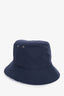 Christian Dior Navy Blue Oblique Reversible Bucket Hat Size 58