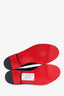 Christian Louboutin Black Leather Crystal-embellished Logo Loafers Size 37
