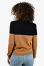 Marni Black/Brown Colourblock Wool Knit Cardigan Size 42