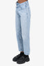 Agolde Blue Criss Cross Denim Jeans Size 22