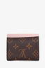 Louis Vuitton Monogram/Pink Zoe Wallet
