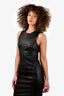 T by Alexander Wang Black Leather Dress Size 2