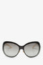 Pre-loved Chanel™ Grey Quilted Acrylic Oversized Sunglasses