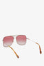 Chloe Silver Frame Square Sunglasses
