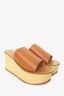Chloe Brown Leather Camille Sandals size 38