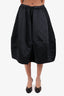 Black Comme des Garcons Black Balloon Midi Skirt Size XS