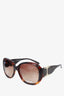 Chloe Brown Frame Rounded Sunglasses