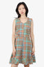 M Missoni Multicoloured Raw Hem Sleeveless Dress Size 40