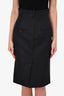 D Squared Black Pencil Skirt Size 42