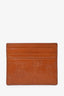 Bottega Veneta Brown Embroidered Leather Card Holder