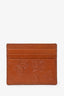 Bottega Veneta Brown Embossed Leather Card Holder
