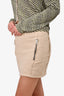 Acne Beige Linen Mini Skirt Size 34