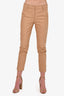 Brunello Cucinelli Tan Tapered Trousers Size 4