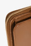 Saint Laurent Brown Leather Belle Du Jour Compact Wallet