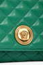 Versace Green Quilted Leather Crossbody