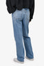Re/Done Light Wash Straight Leg Jeans Size 25