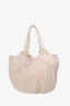 Miu Miu Cream Leather Tote Bag
