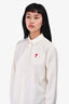 Ami White Cotton Button Down Shirt Size 42