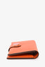 Hermes 2023 Orange Leather R.M.S Card Holder