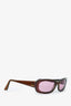 Chanel Vintage Purple CC Slim Sunglasses