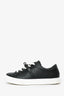 Hermes Black Leather 'Day' Sneakers Size 38