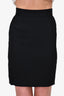 Moschino Black Heart Button Blazer Skirt Size 6