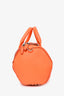 Alexander Wang Orange Leather Studded Top Handle Bag with Strap