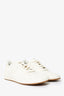 Loewe White Leather Anagram Sneakers Size 38