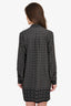 Vince Black/Brown Silk Geometric Printed Tunic Dress Size 8