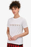 Burberry White Nova Print Logo Size XXS