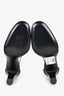 Hermes Black D'Orssay Block Heels Size 38.5