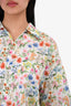 R13 X Liberty of London Floral Cropped Button Down Top Size M