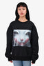 Junn.J Black Graphic Printed Sweater Size 50 Mens
