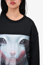 Junn.J Black Graphic Printed Sweater Size 50 Mens