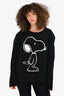 Gucci Black Snoopy Print Crewneck Sweater Size XL Mens