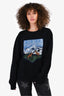 Louis Vuitton Black Logo Patch Sweater Size XL