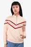 Chloe Pink Logo Zip Detailed Sweater Size 14 Kids