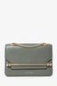 Strathberry Grey Leather Mini Shoulder Bag