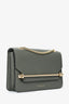 Strathberry Grey Leather Mini Shoulder Bag