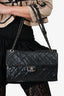Pre-Loved Chanel™ 2013/14 Black Caviar Glazed Leather Crave Single Flap Bag