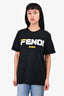 Fendi Black Logo T-Shirt Size M