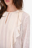 See By Chloe Cream Lace Blouse Size 44