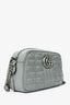 Gucci Grey Quilted Leather Marmont Bag