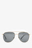 Dolce & Gabbana Gold Frame Aviator Sunglasses